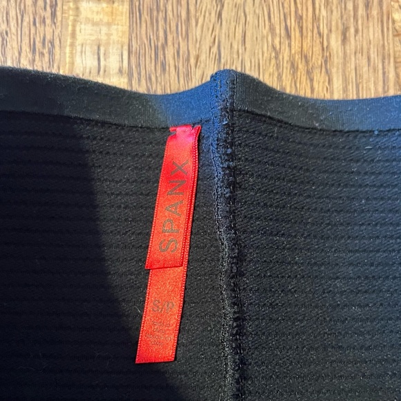 Spanx Shaping Leggings Women's Small Black Stretch EUC - Picture 2 of 8